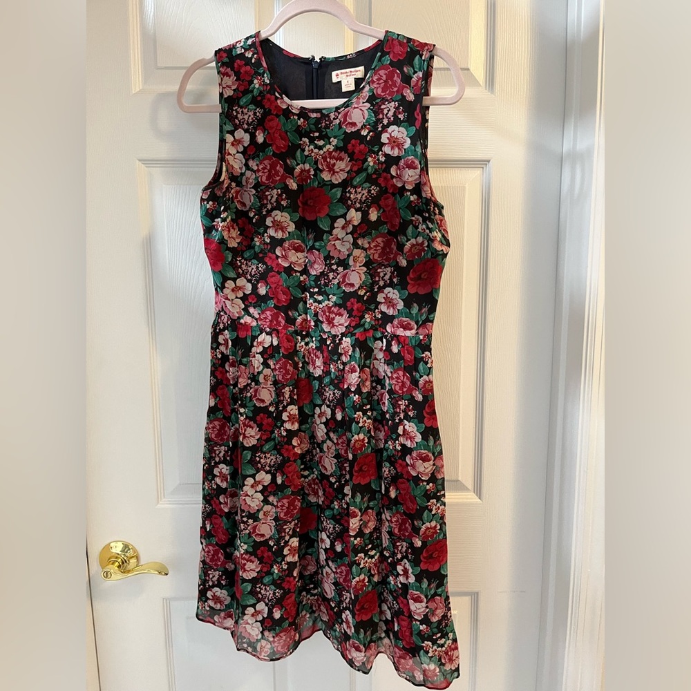 Brooks Brothers Red Fleece floral dress.